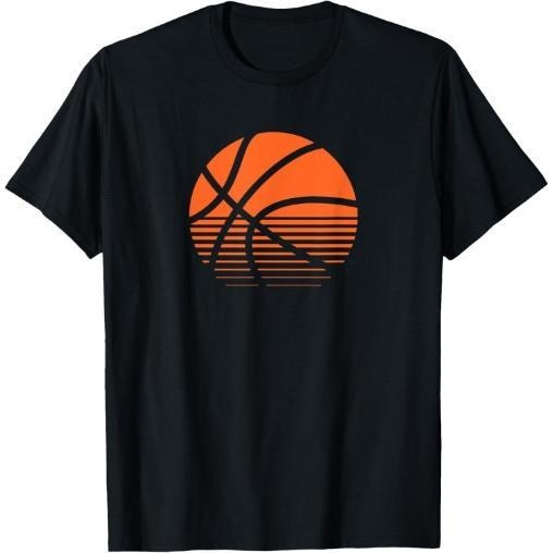 Basketball Sunrise T-Shirt Made in USA Hoodie, Sweatshirt | GrindPrints.com