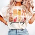 Basketball T-shirt, Game Day Coquette, Bow, Mama, Brushstroke Basketball Hoodie, Sweatshirt | GrindPrints.com