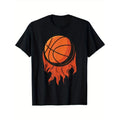 Basketball players and lovers gift t-shirts, comfortable fit sports and holiday wear trend suit is suitable for daily...