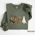 Basset Hound Halloween SWeatshirt, Dog lover Shirt Hoodie | GrindPrints.com
