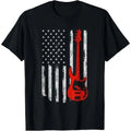 Bassist - USA American Flag Bass Guitar Player Musician T-Shirt Made in USA Hoodie, Sweatshirt | GrindPrints.com