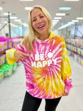 Be Happy Sunburst Hoodie T-Shirts, Sweatshirt | GrindPrints.com