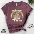 Be In Awe Of My 'Tism Funny T-Shirt, Autism Funny Be In Awe Of My 'Tism Meme Autistic Opossum Sweatshirt, Funny Meme Hoodie