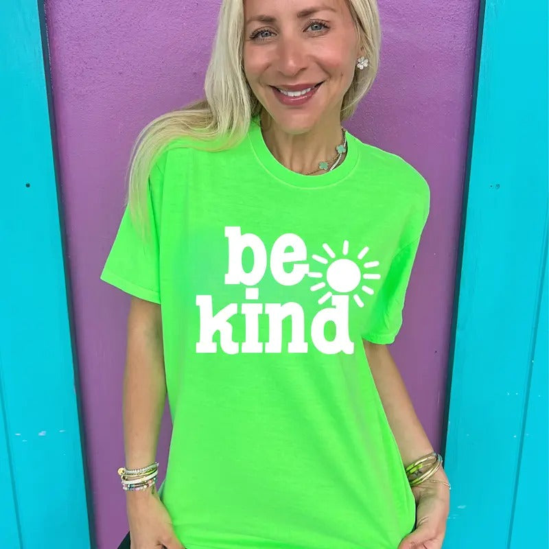 Be Kind Lime Sorbet Tee Hoodie, Sweatshirt | GrindPrints.com