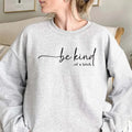 Be Kind...of a Bitch Funny Sweater Casual Street Style Fleece Crewneck Pullover Sweatshirt Tops Trendy For Women For Men,...