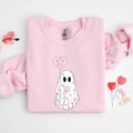 Be My Boo Sweatshirt, Ghost Sweater, Valentines Day Hoodie, XOXO Sweatshirt, Women Valentines Day Sweatshirt, Heart...
