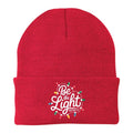 Be The Light Christmas Matthew 5:14 Christmas Lights Christian Bible Verse Catholic Warm Knit Cap Winter Beanie T-Shirts,...
