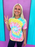 Be The Sunshine Sour Patch Tie-Dye Tee Hoodie, Sweatshirt | GrindPrints.com