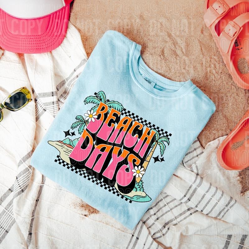 Beach Days DTF Transfers - THIS IS NOT A SHIRT Hoodie, Sweatshirt | GrindPrints.com