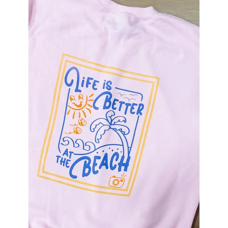 Beach Life Graphic Top T-Shirts, Hoodie, Sweatshirt | GrindPrints.com
