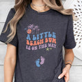 Beach Pregnancy Announcement Shirt, Summer Shirt, Gender Reveal Shirt, Tropical Cruise Vacation, Maternity t-shirt,...