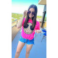 Beach Vibes Leopard Smiley T-Shirt Hoodie, Sweatshirt | GrindPrints.com