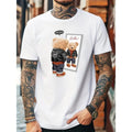 Bear In Suit Printed T-Shirt for Men Crew Necks Menswear Hoodie, Sweatshirt | GrindPrints.com