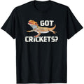 Bearded Dragon Got Crickets Funny Pet Lizard Lover T-Shirt made in usa Hoodie, Sweatshirt | GrindPrints.com