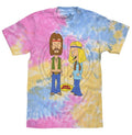 Beavis and Butthead Hippie Tie Dye T-Shirt - Sherbert Tie Dye Hoodie, Sweatshirt | GrindPrints.com