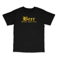 Beer The Only Carbs I Need Custom Printed Black T-Shirt Hoodie, Sweatshirt | GrindPrints.com