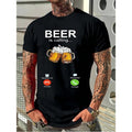 Beer Slogans Print Casual Summer Autumn Slightly Elastic Round Neck Made USA T-Shirts, Hoodie, Sweatshirt