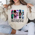 Beetlejuice Halloween Sweatshirt, Horror Characters Sweatshirt, Halloween Movie Character Sweatshirt, Unisex Classic...