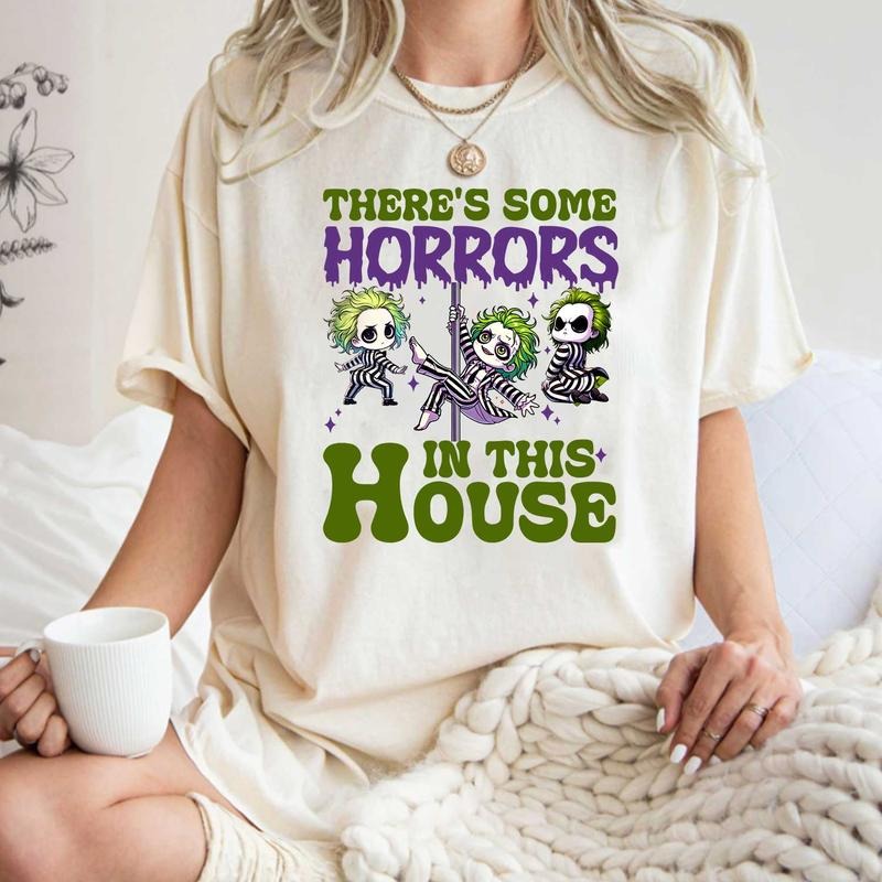 Beetlejuice Shirt, Hallowen Shirt,  Cute Fall Shirt, Spooky Seasonstyle{n002}3 Hoodie, Sweatshirt | GrindPrints.com