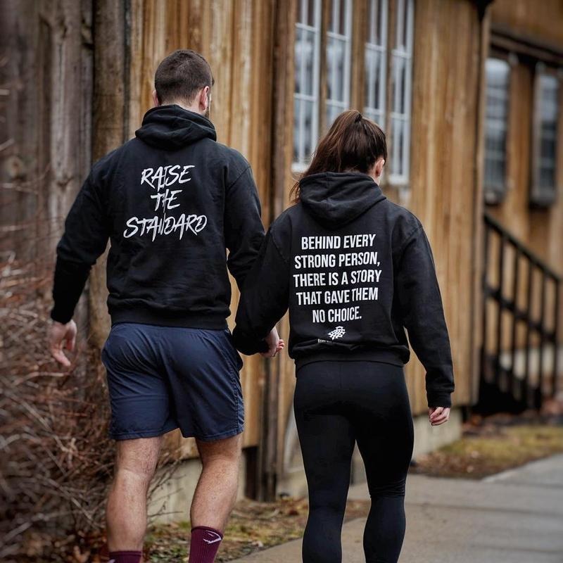 Behind Every Strong Person Hoodie T-Shirts, Sweatshirt | GrindPrints.com