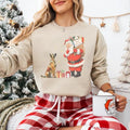 Belgian Malinois Vintage Santa Sweatshirt, Belgian Malinois Christmas, Belgian Malinois sweatshirt, Belgian Malinois,...