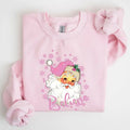 Believe Pink Santa Snowflakes Winter Snow Xmas Crew Neck T-Shirts, Hoodie, Sweatshirt