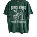 Bench Press The Sin Of The World Vintage 90s Shirt, Funny Christian Gifts , Christian Shirt, Gym Shirt Menswear...