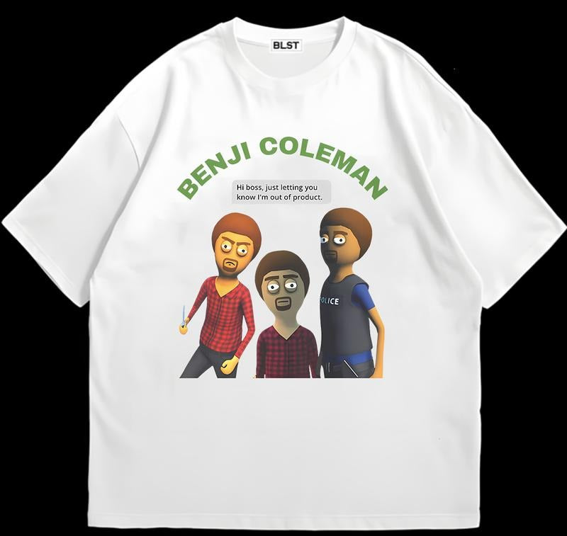 Benji Coleman Sustainable Cotton Retro Retro 90s Vintage T-Shirts, Hoodie, Sweatshirt