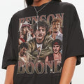 Benson Boone Bootleg Tee - 90s Vintage Fan Merch - Shop Now! Cotton Fabric Hoodie, Sweatshirt | GrindPrints.com