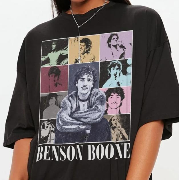 Benson Boone Tour Vintage Shirt, Gift For Fan Unisex Cotton Fabric Hoodie, Sweatshirt | GrindPrints.com