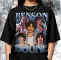Benson Boone Vintage Tee - Retro 90s Fan Merch - Grab Now! Cotton Fabric Hoodie, Sweatshirt | GrindPrints.com
