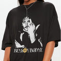 Benson Boone Vintage Tee - Retro Fan Merch - Shop Now! Cotton Fabric Hoodie, Sweatshirt | GrindPrints.com