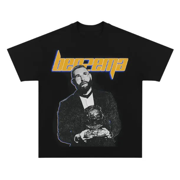 Benzema Y2k T-Shirt, Benzema Graphic Tees, Unisex Soccer Shirt, Sport Merch, Gift For Fan, Cotton comfort Menswear...