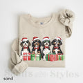 Bernedoodle Christmas Sweatshirt Doodle Mom Dad T-shirt Bernedoodle Gift Holiday Pet Parent Gift Christmas Dog Shirt...