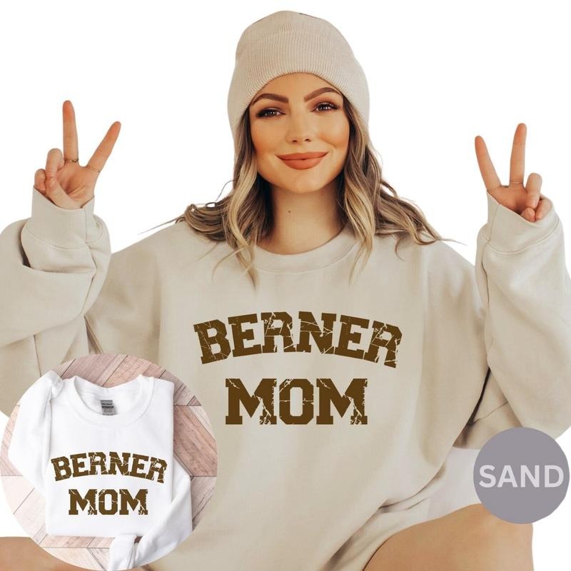 Berner Mom Sweatshirt, Gift For Dog Mom, Bernese Dog Mom Gift T-Shirts, Hoodie | GrindPrints.com