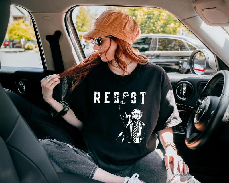 Bernie Sanders Resist Shirt, Bernie Mood, Bernie Sanders Shirt, Sanders Resist Tshirt Hoodie, Sweatshirt | GrindPrints.com