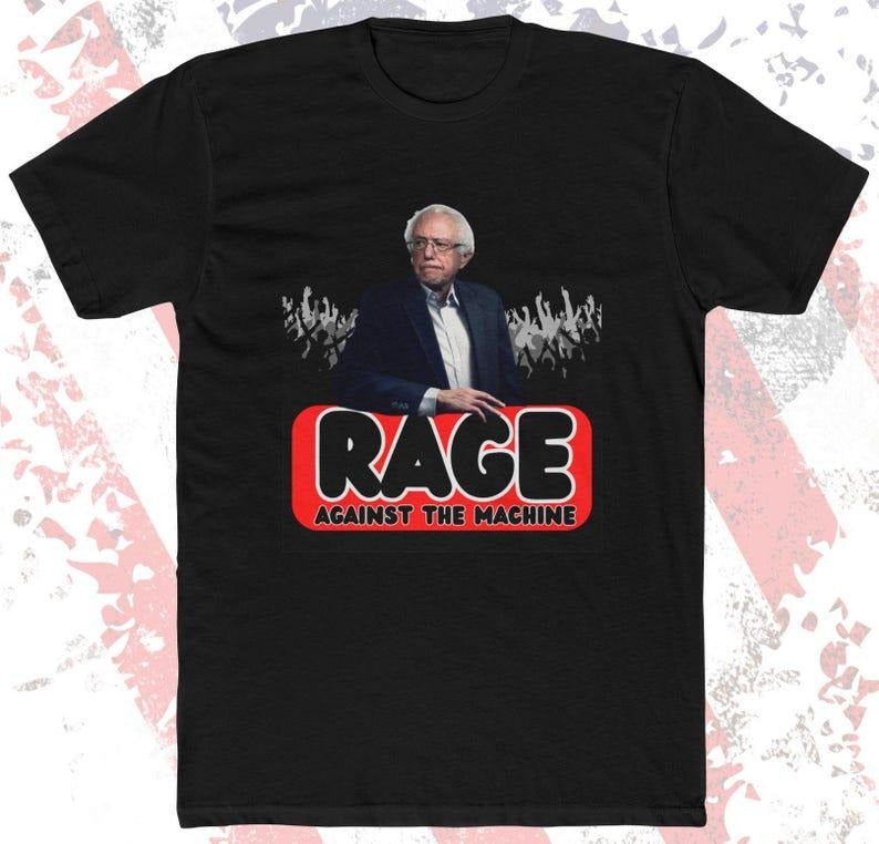 Bernie Sanders Tour Rage Against The Machine Shirt, Fight Oligarchy Political Graphic Tee, Activist T-Shirt, Protest...