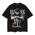 Berserk "Guts' Gaze" Heavyweight Vintage Tee 100% Cotton OVERSIZED Anime T-shirt Menswear Top Casual Streetwear Black...