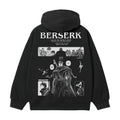 Berserk "Guts' Will" Heavyweight Vintage Hoodie Cotton Blend Classic Anime Sweatshirt Menswear Tops Pullover Long Sleeve...