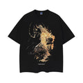 Berserk "Guts vs. Mozgus" Heavyweight Vintage Tee 100% Cotton OVERSIZED Anime T-shirt Menswear Top Crew Necks Tshirt...