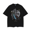 Berserk "Skull Knight" Heavyweight Vintage Tee 100% Cotton OVERSIZED Anime T-shirt Menswear Top Crew Necks Tshirt Casual...