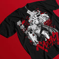 Berserk Guts T-Shirt S-4XL Berserk Merch 90s Cult Swordsman Vintage Red Guts Shirt Hoodie, Sweatshirt | GrindPrints.com