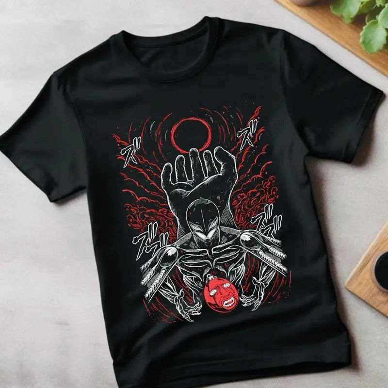 Berserk T-shirt Manga Strip Guts Berserker Armour Anime Manga Shirt Soft Tee Menswear Top Hoodie, Sweatshirt