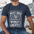Best Dad Shirt - World's Greatest Dad Tee, No.1 Dad Gift, Father's Day T-shirt, New Dad Gift, Premium Quality Dad...