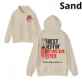 Best Effin' Bonus Dad Ever Double Sided Hoodie - Vintage T-shirt & Crewneck Sweatshirt - Funny Stepdad Shirt for Father's...