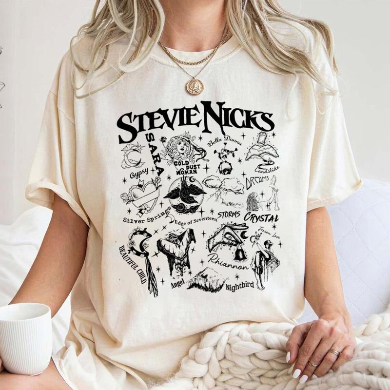 Best Songs Of Stevie Nicks Shirt, Stevie Nicks Concert Shirt, Dreams Stevie Nicks Shirt Hoodie, Sweatshirt | GrindPrints.com