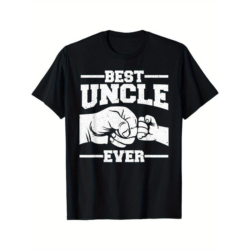 [Best Uncle Ever Tee] 1pc Best Uncle Ever - 100% Cotton Graphic Tee