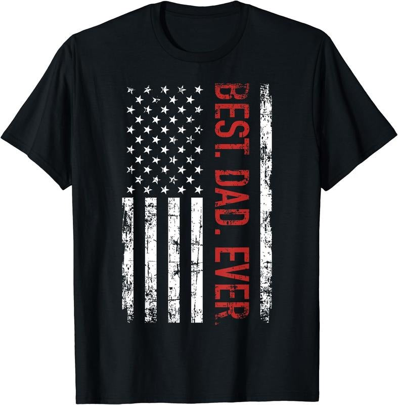 Best dad ever US american flag gift for father's day T-Shirt Hoodie, Sweatshirt | GrindPrints.com