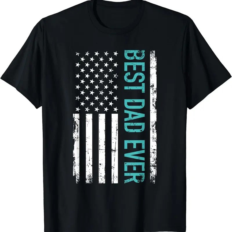 Best Dad Ever US American Flag T-Shirts, Hoodie, Sweatshirt