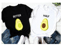 Better Half Avocado Matching Couples Shirt, Cute Valentine Couples Tee, Gift For Girlfriend, Honeymoon Shirt, Anniversary...